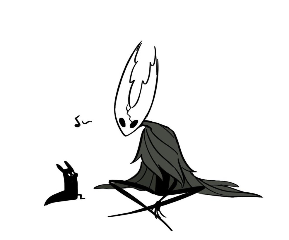 Hollow Knight Holly knight boss art