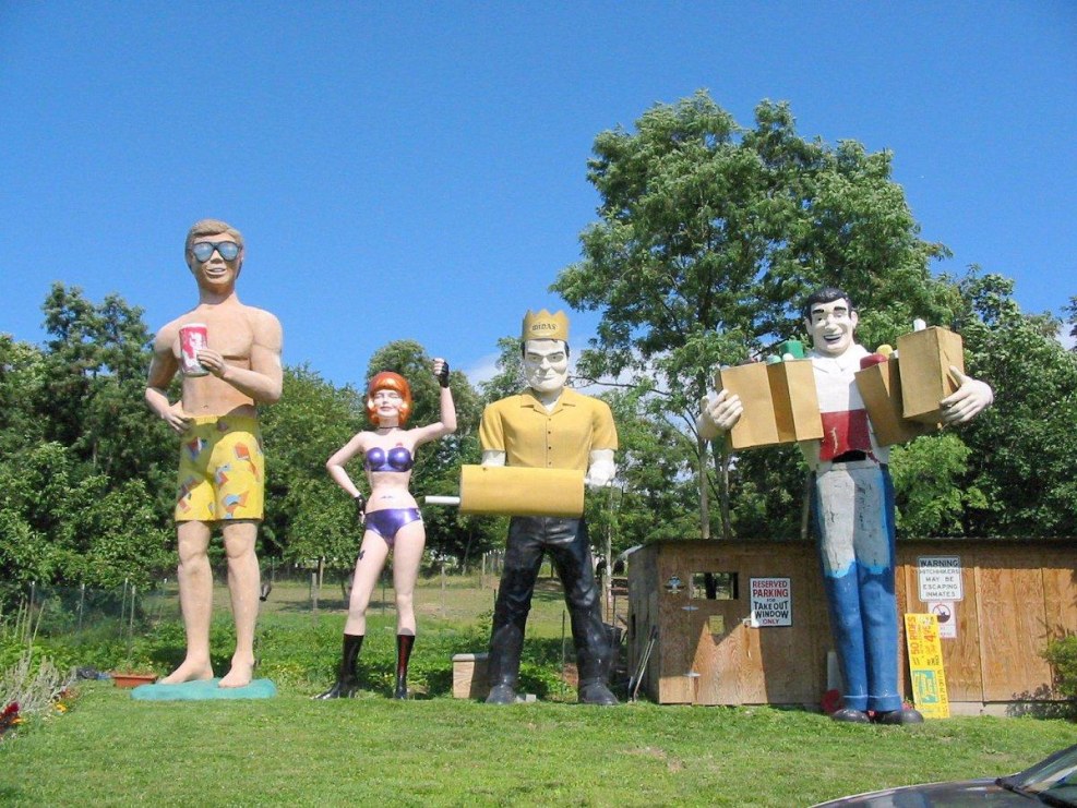 The hug of the figure