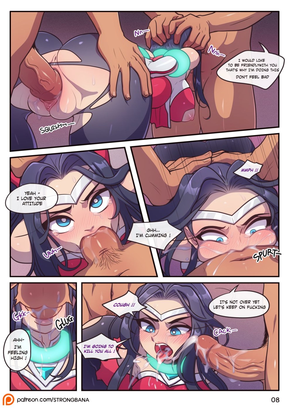 Strong Bana League of Legends comics Sex