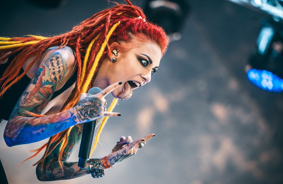 Infected Rain vocalist