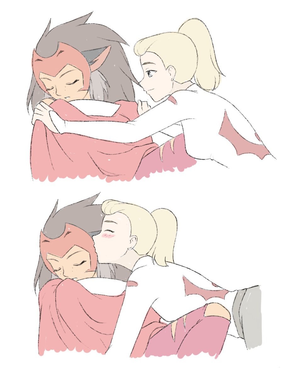 Adora and Katra draw a simple pencil