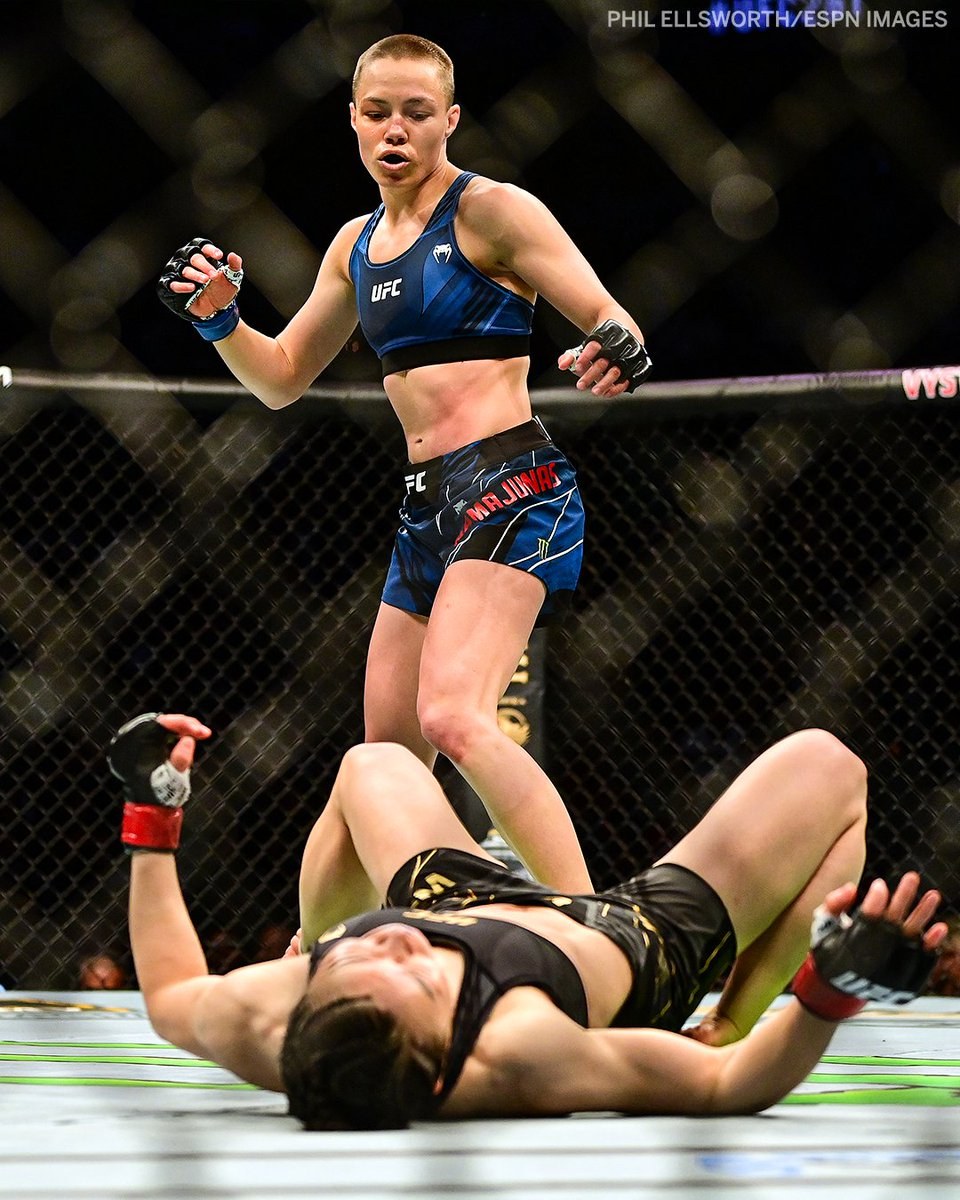 Mixed martial arts man against a woman