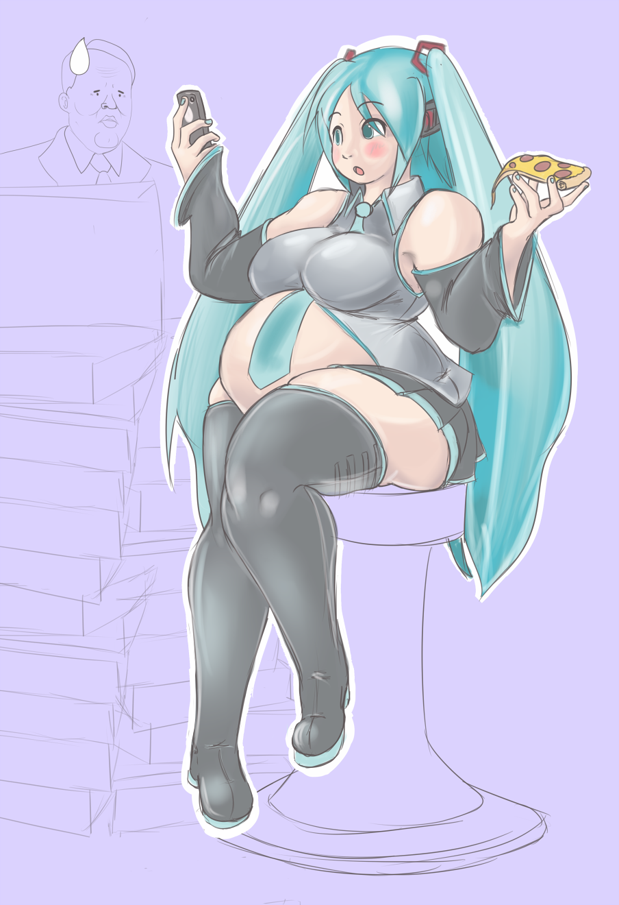 Becky Lesabre Belly Stuffing