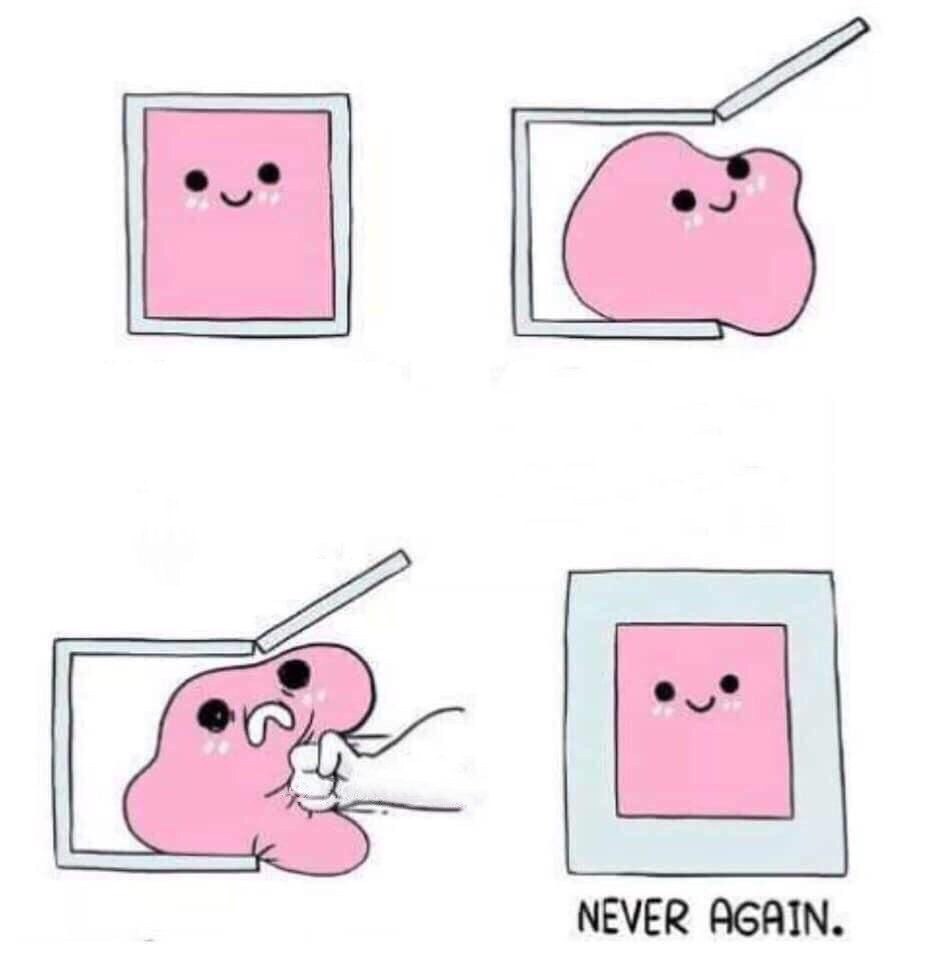 Never AGain Meme