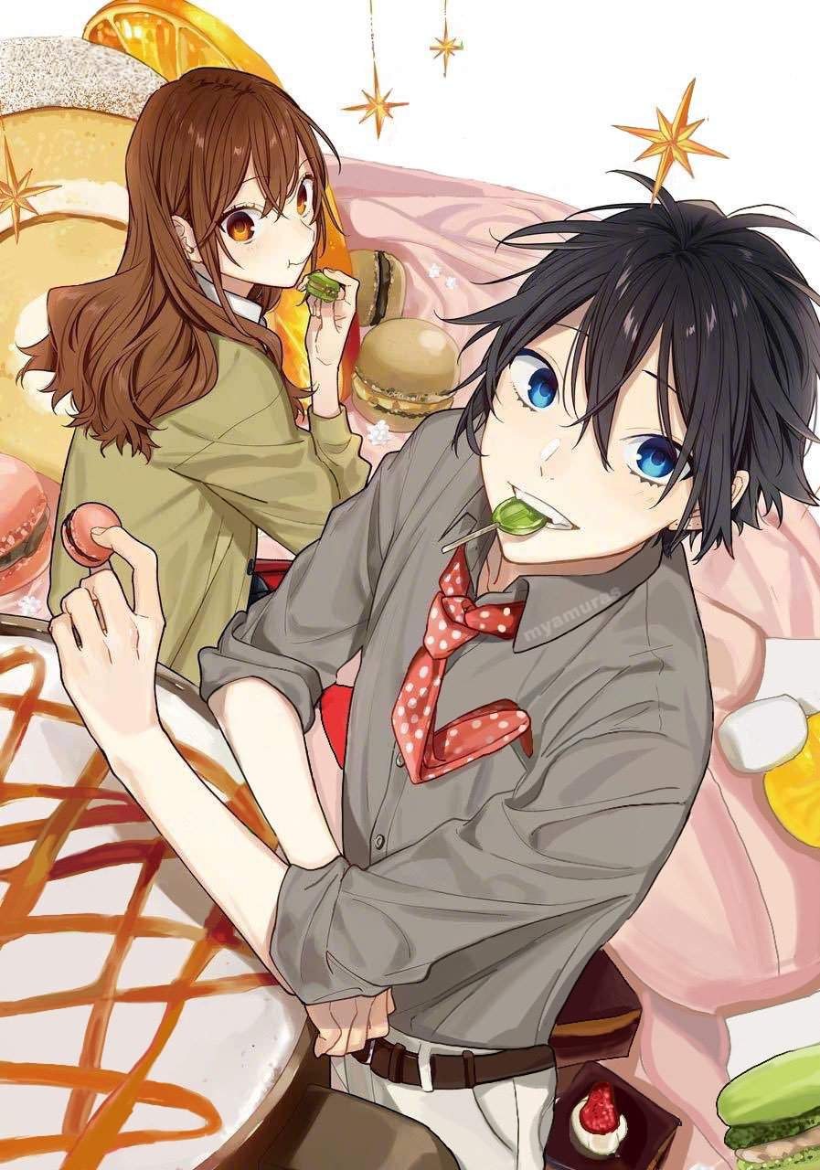 Hory and Miyamura in bed