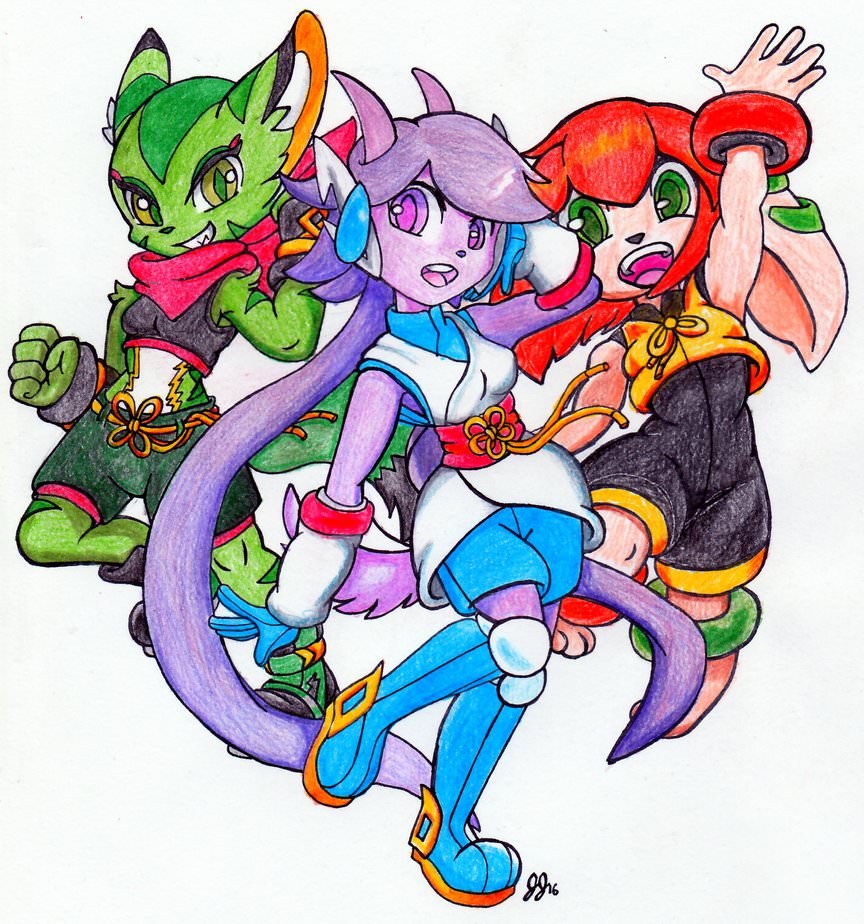 Freedom Planet Carol Art