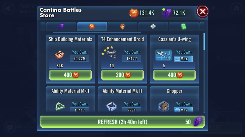 Swgoh Mission Vao Mods