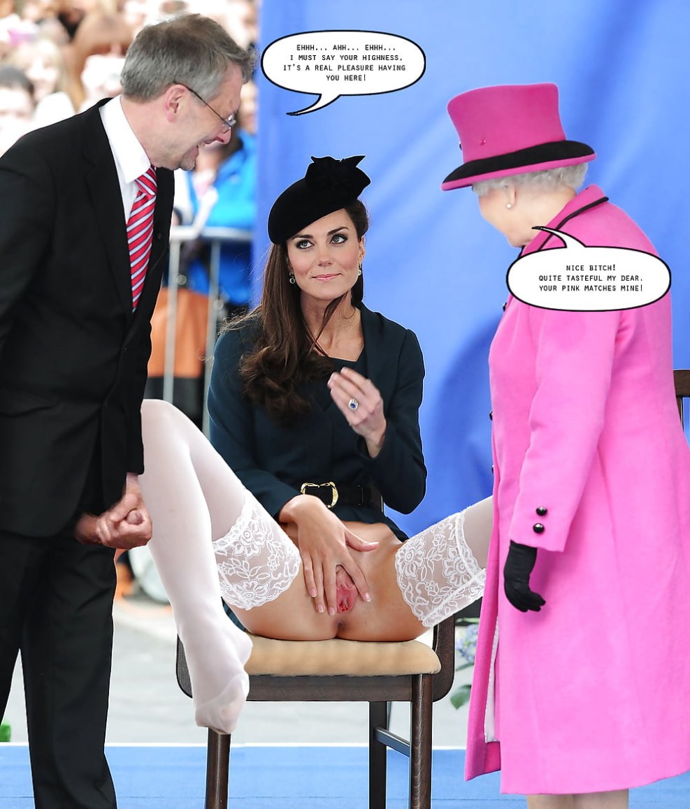 Kate Middleton Naked without panties