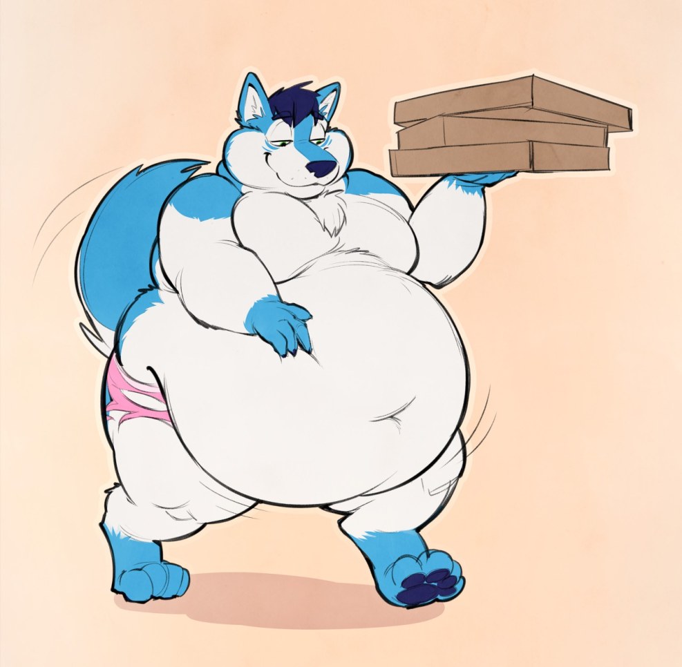 Fat Furry Fat Gain Wolf