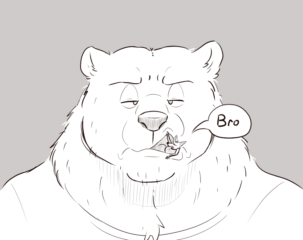 Furia with beer belly