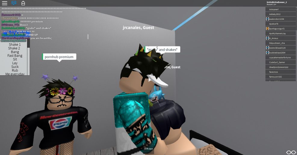 Pornohub Roblox T -shirt