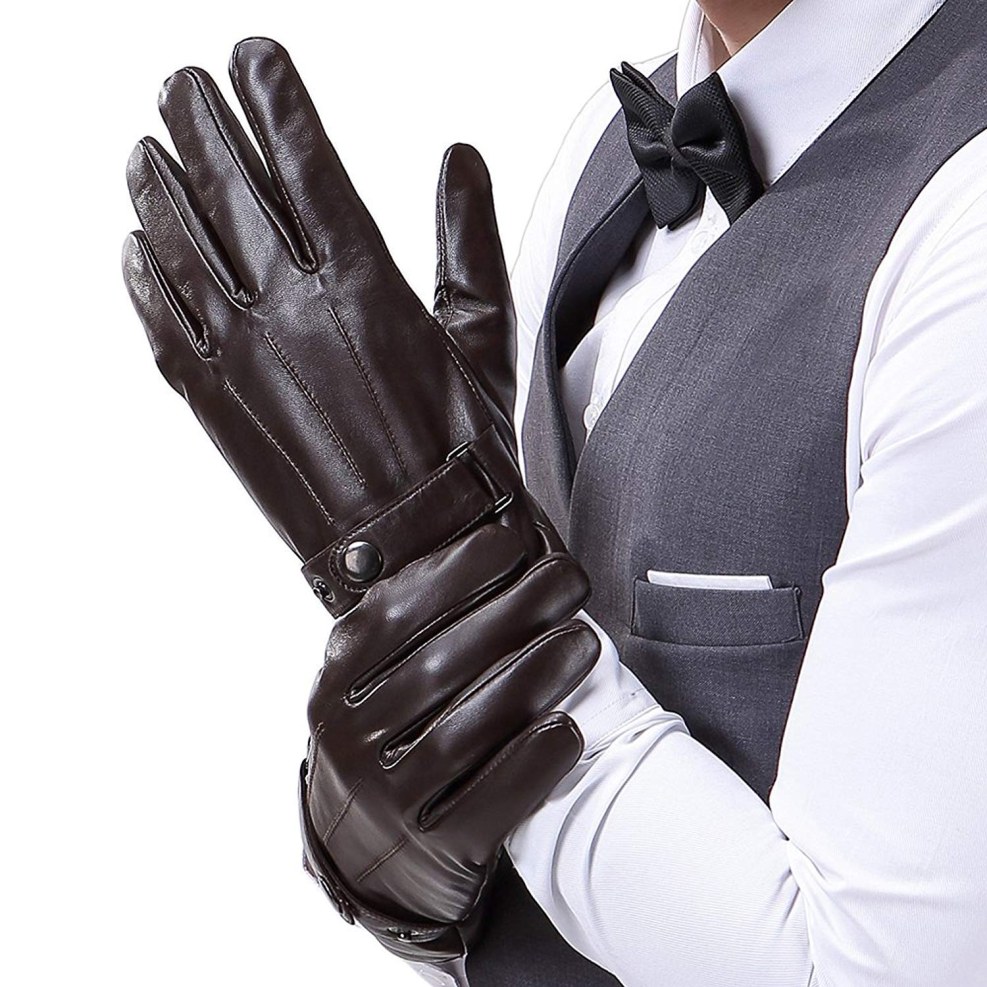 Long leather gloves autumn 2020Dium