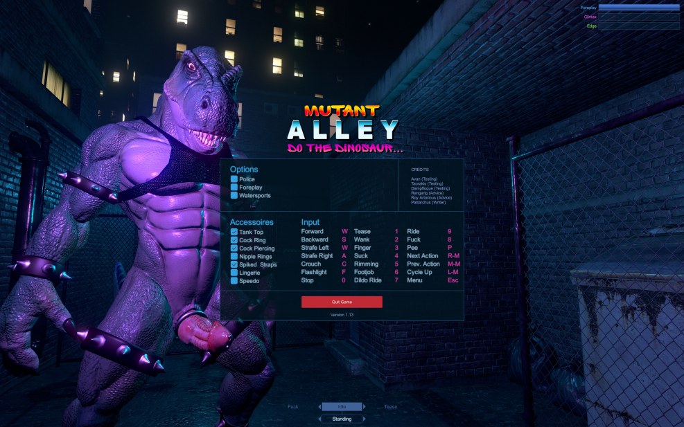 TOE: Mutant Alley: Do the Dinosaur