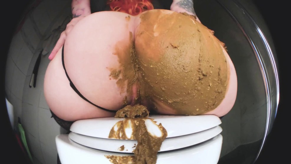 Dirtybetty Marvelous Insane Upside Down Scat - Full HD 1080 (Farting, PEE, POOP Videos, Scat, Smeang) 05/09/2016