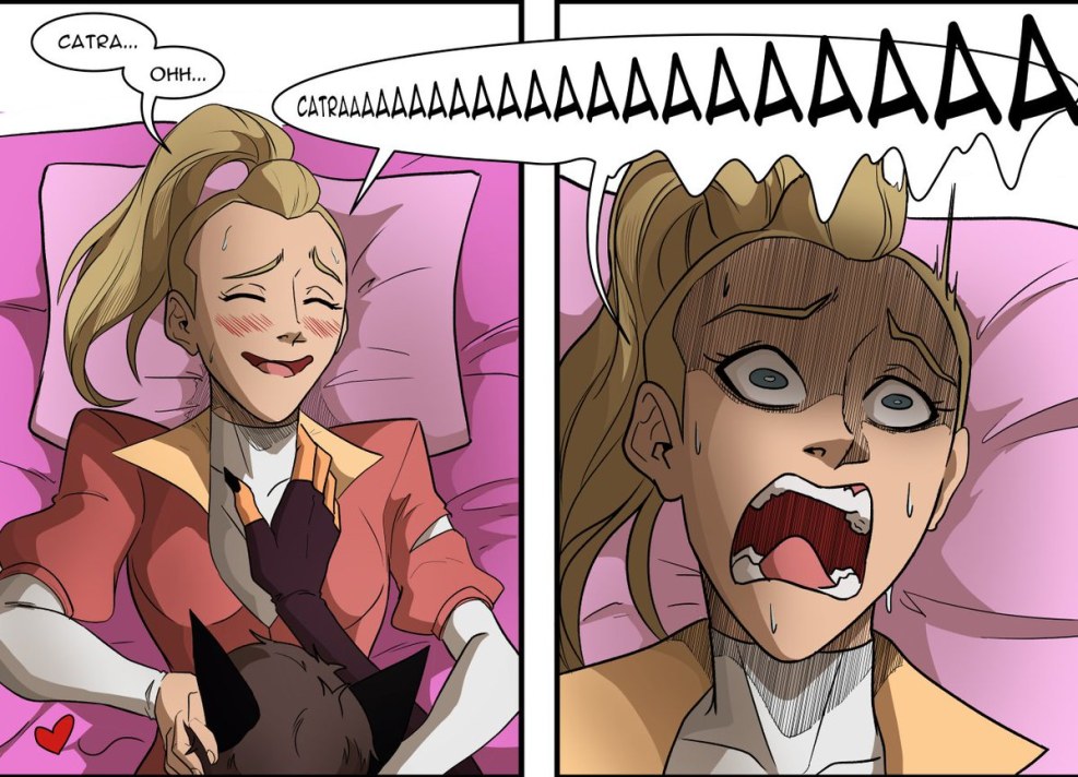 Katra and Adora lesbian comic