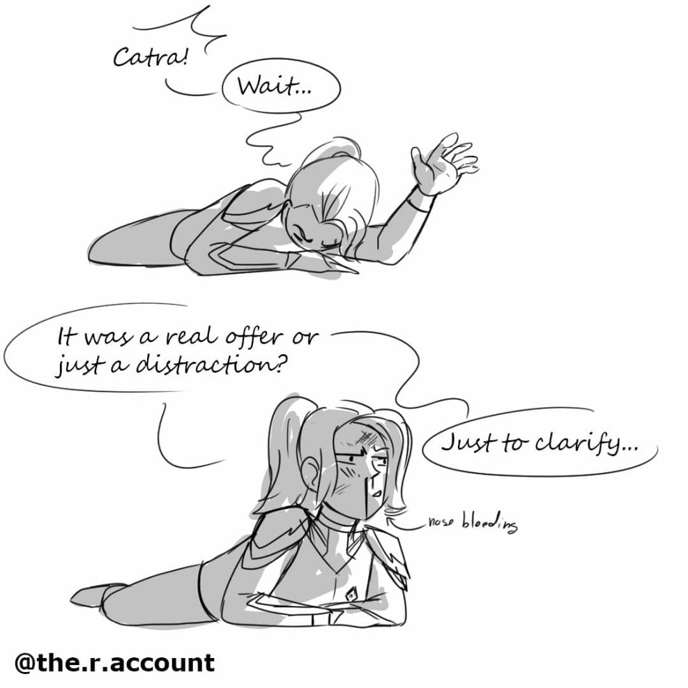 Adora and Qatar kiss