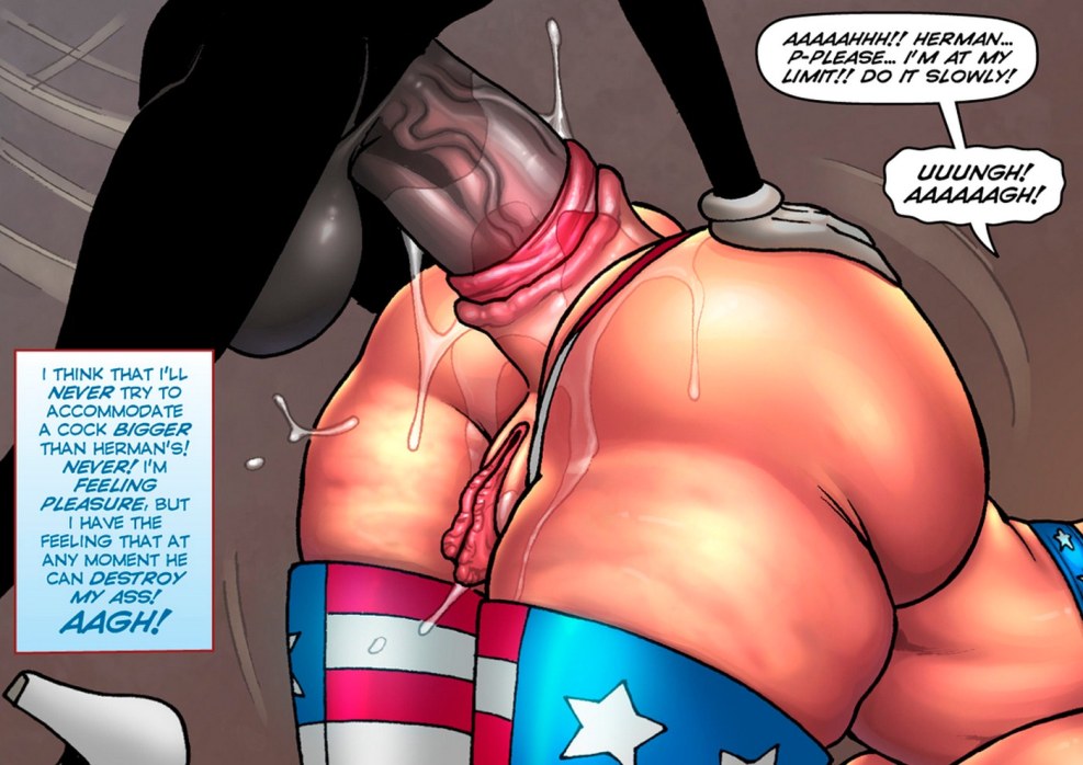 Comic book anal Eric Logan in Russian