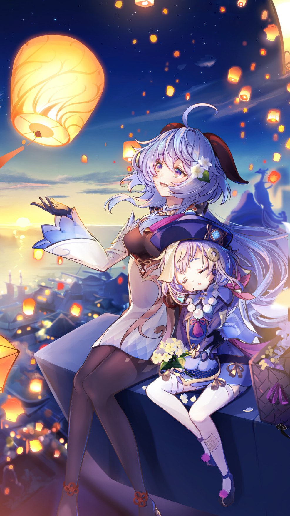 Genshin Impact Aether X Hu Tao