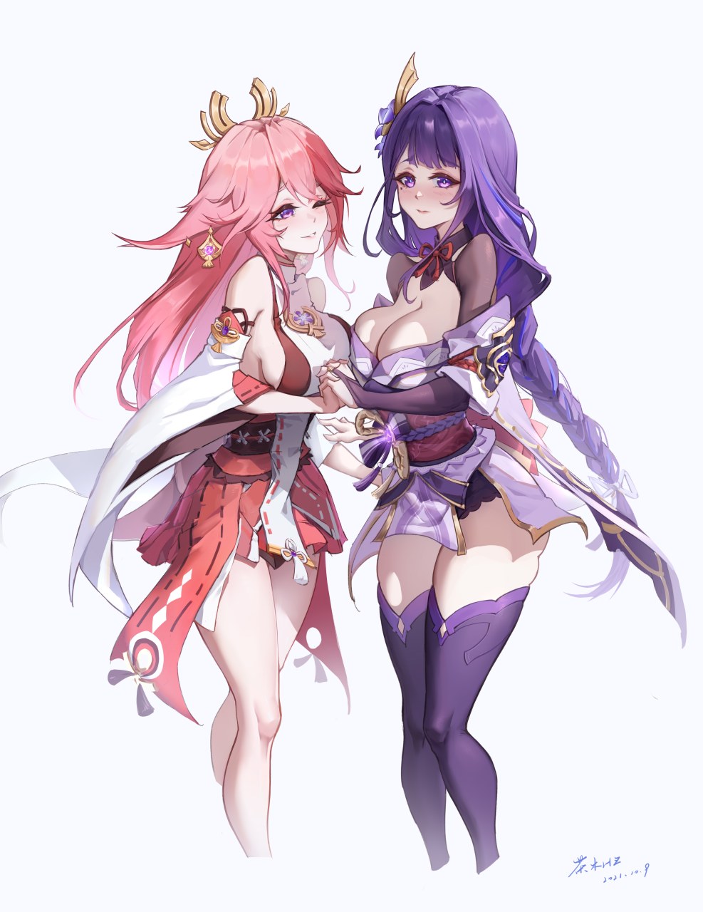 Yae Miko Genshin Yuri