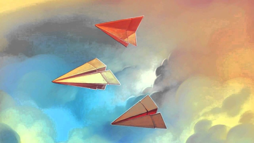 Paper aircraft minimalism