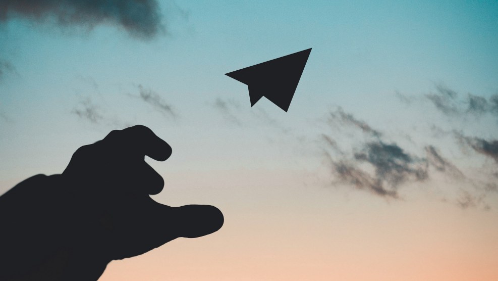 Paint a plane from paper