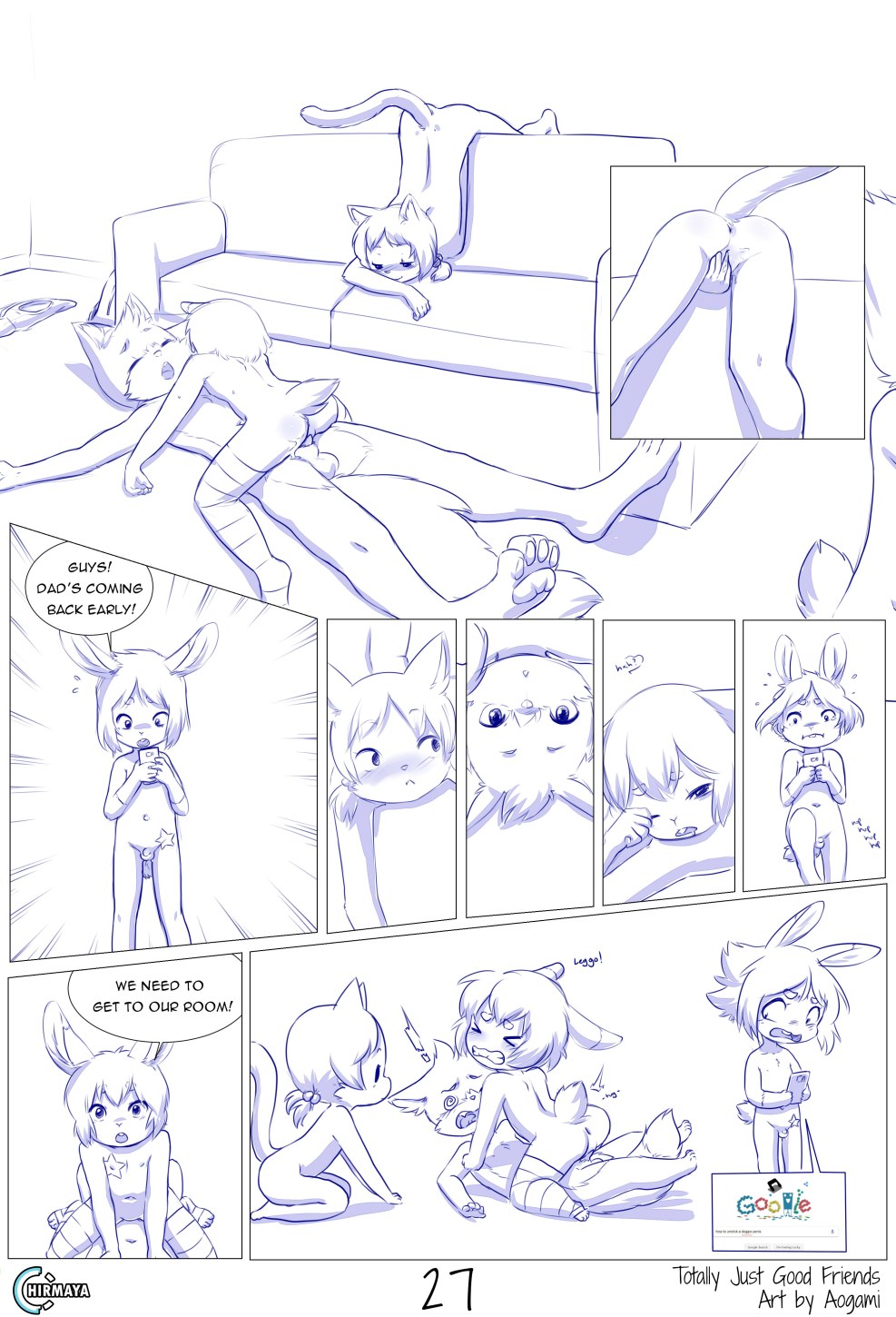 AOGAMI COMICS TOTILLY JUST Good Friends Comics