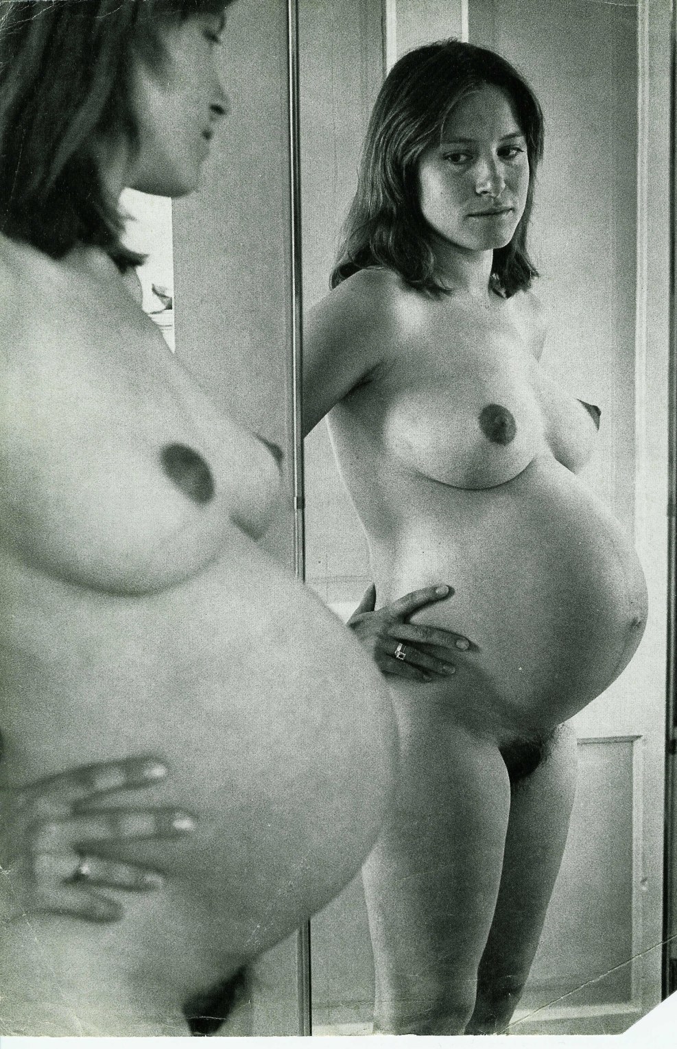 Retro pornography of pregnant women