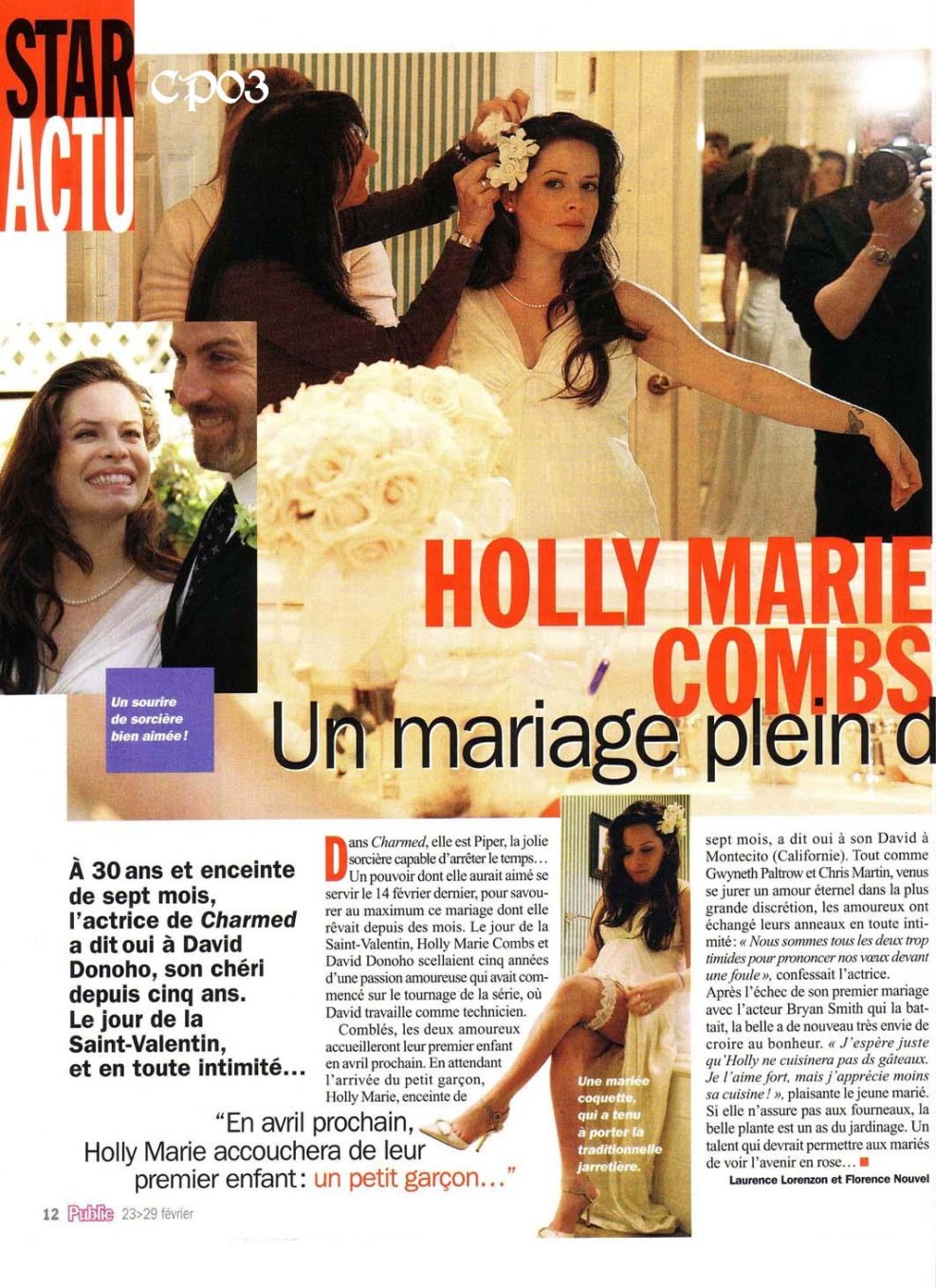 Holly Mary Combs in a swimsuit on the beach