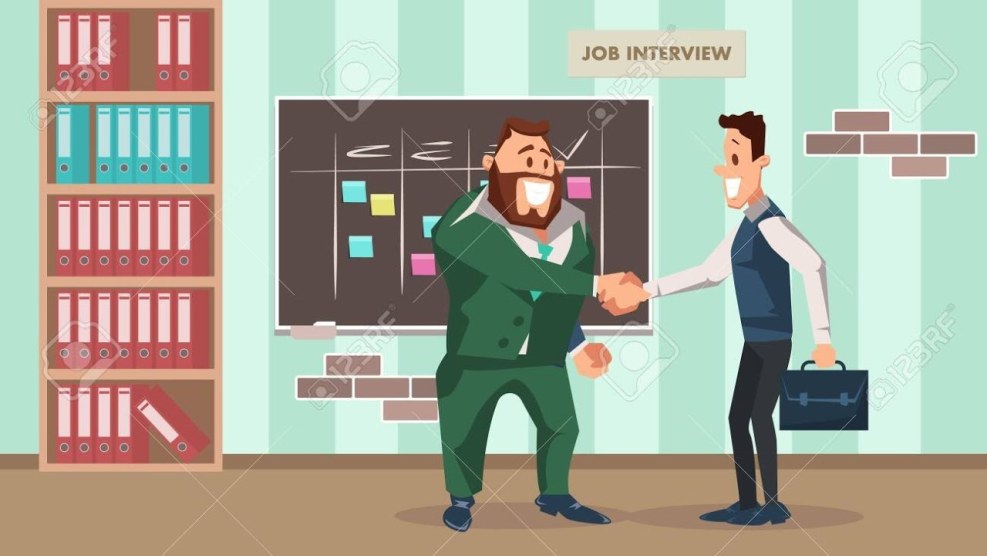 Successful Interview Vector