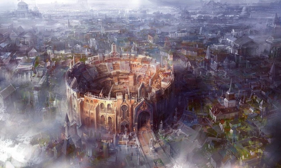 Black White Rome in horizontal