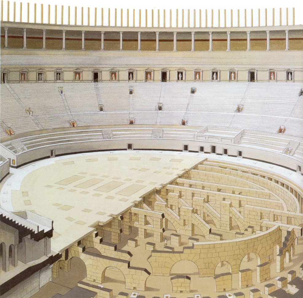 Ancient Rome Painting Colosseum