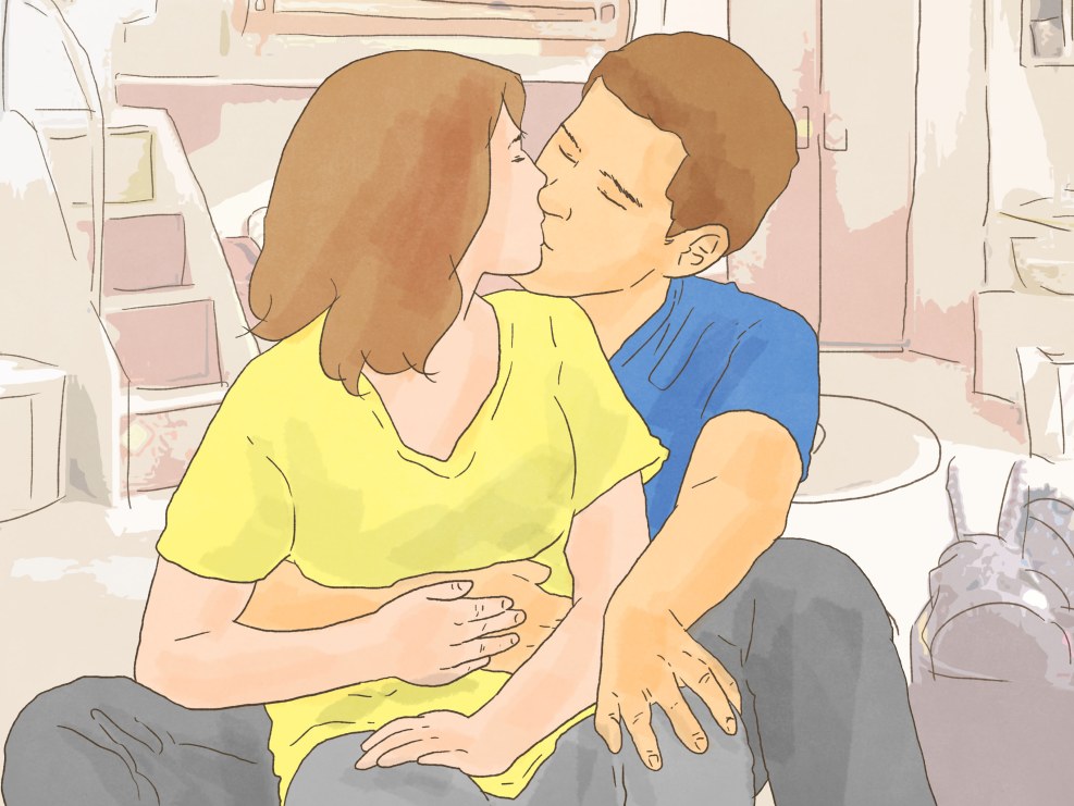 Man and woman in bed