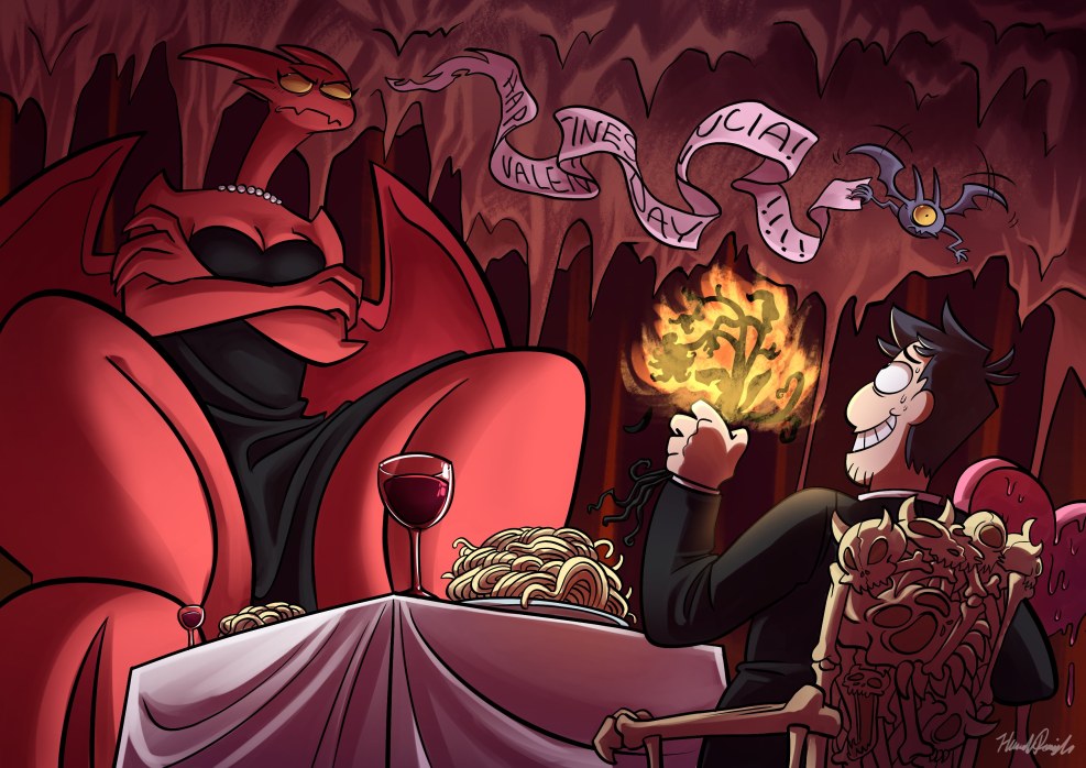 Dave and Lucia Satina Comics