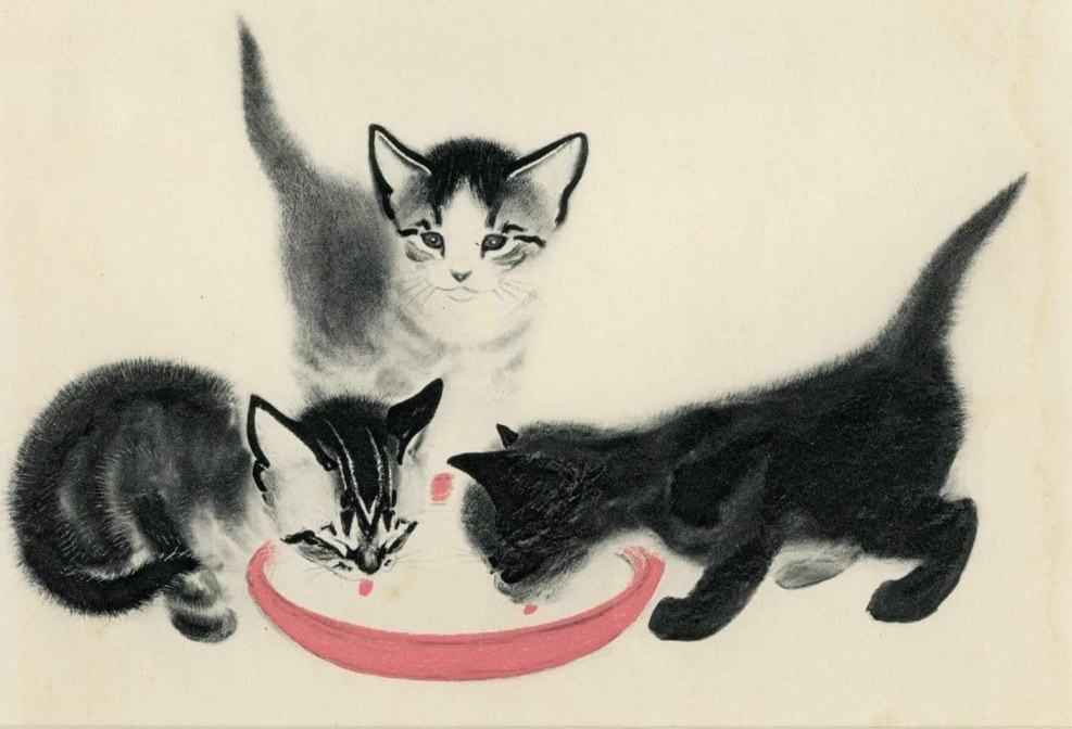 Breastfeeding of the model