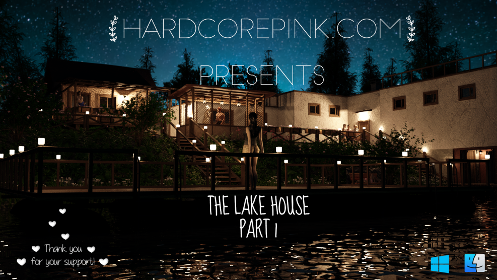 Lynn Colinz in the house by the lake