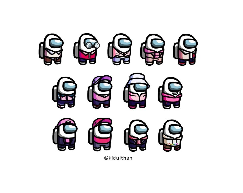 Among us sprites