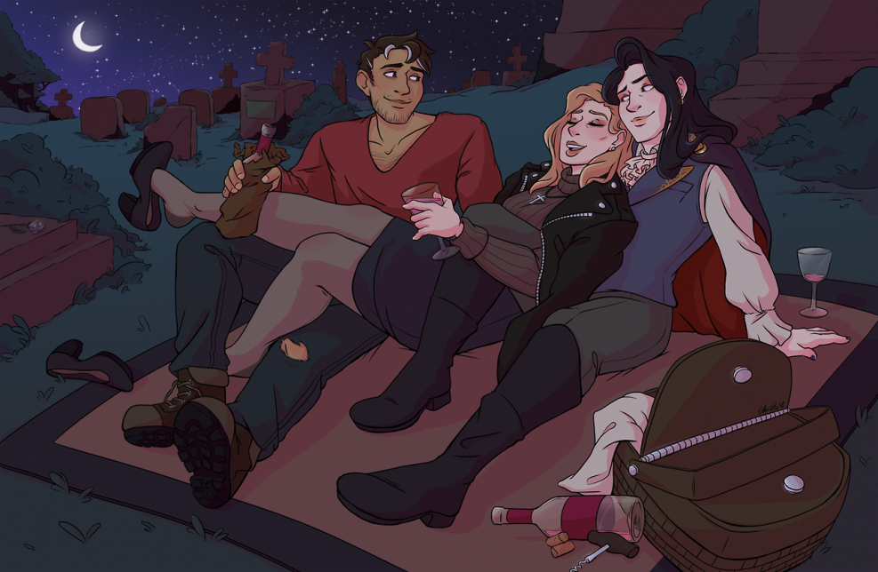 Dream Daddy Damien Art