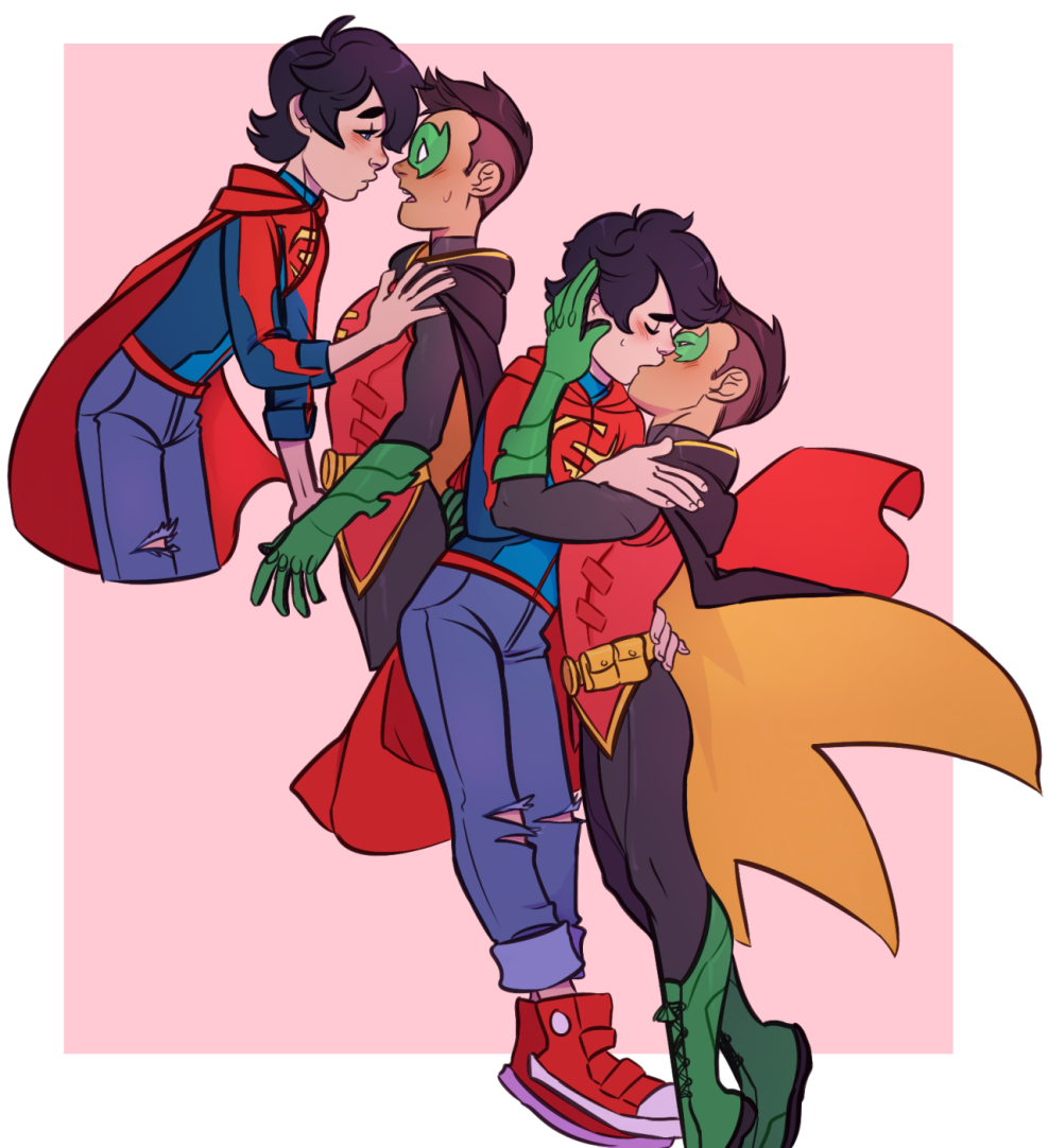 Dick Grayson Damien Wayne and Batman