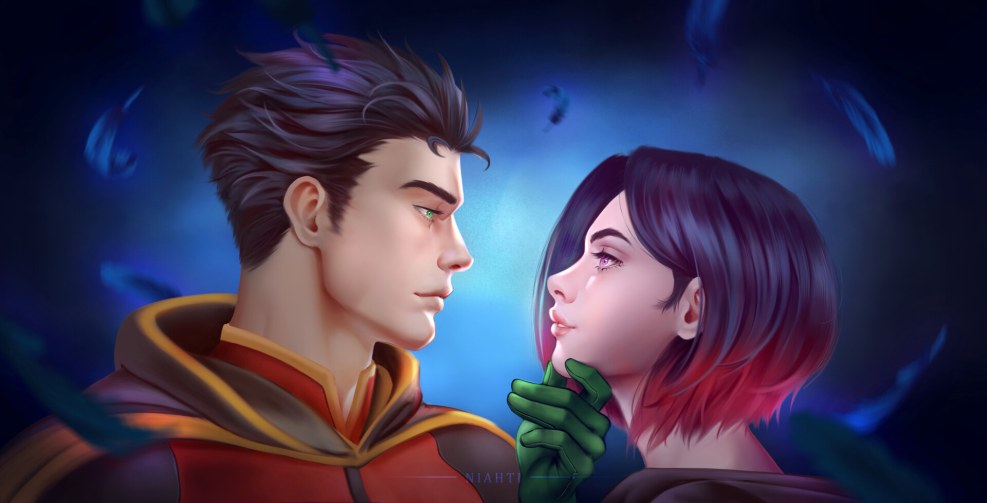 Superboy John Kent and Damien Wayne