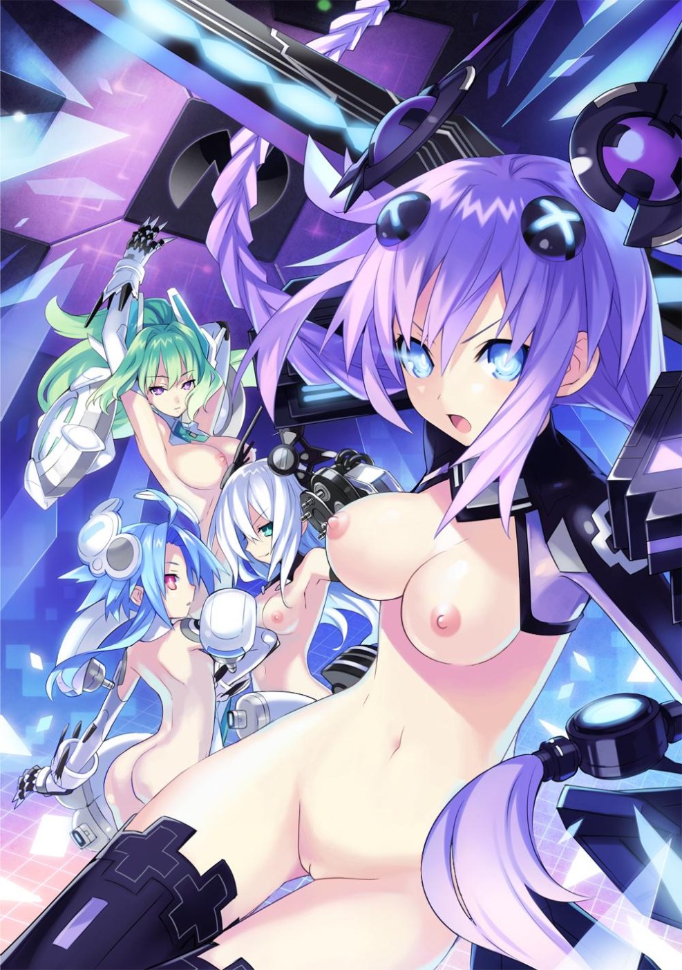 HyperDimension Neptunia Purple Hentai