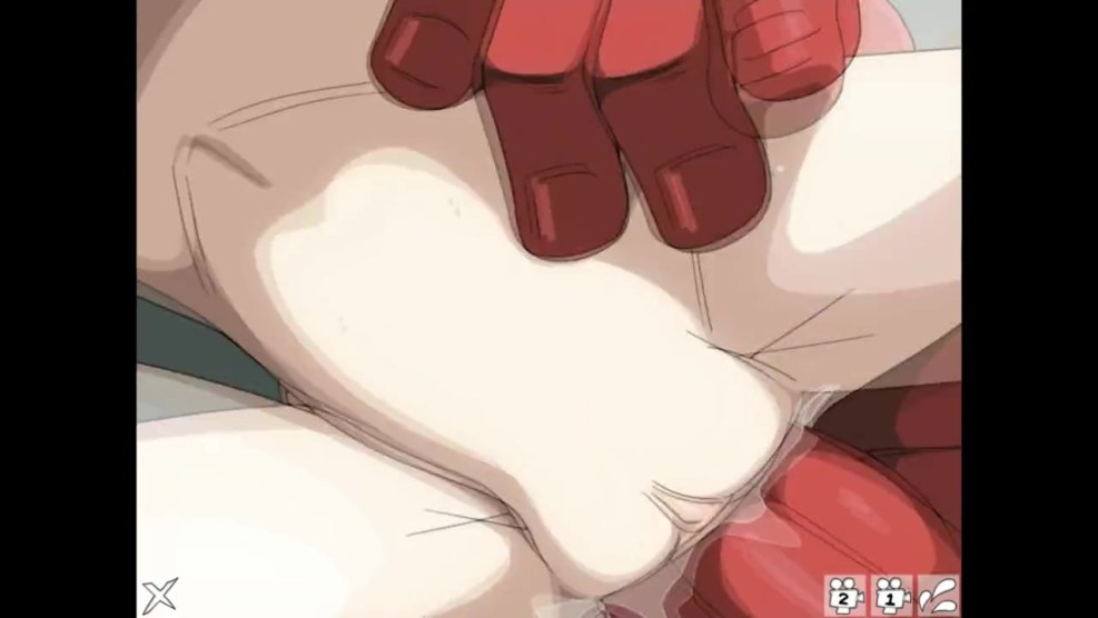 Palutena and Pit Hentai Licking Tits