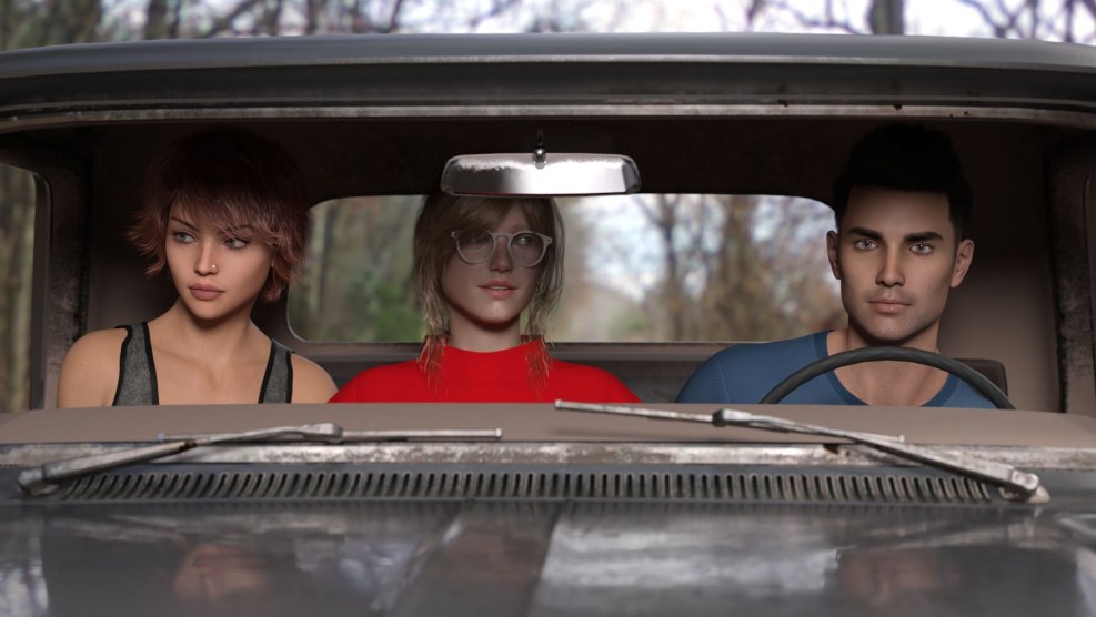 A rich man with girls