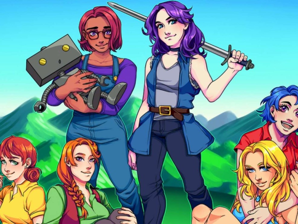 Hentai with Emily from Stardew Valley