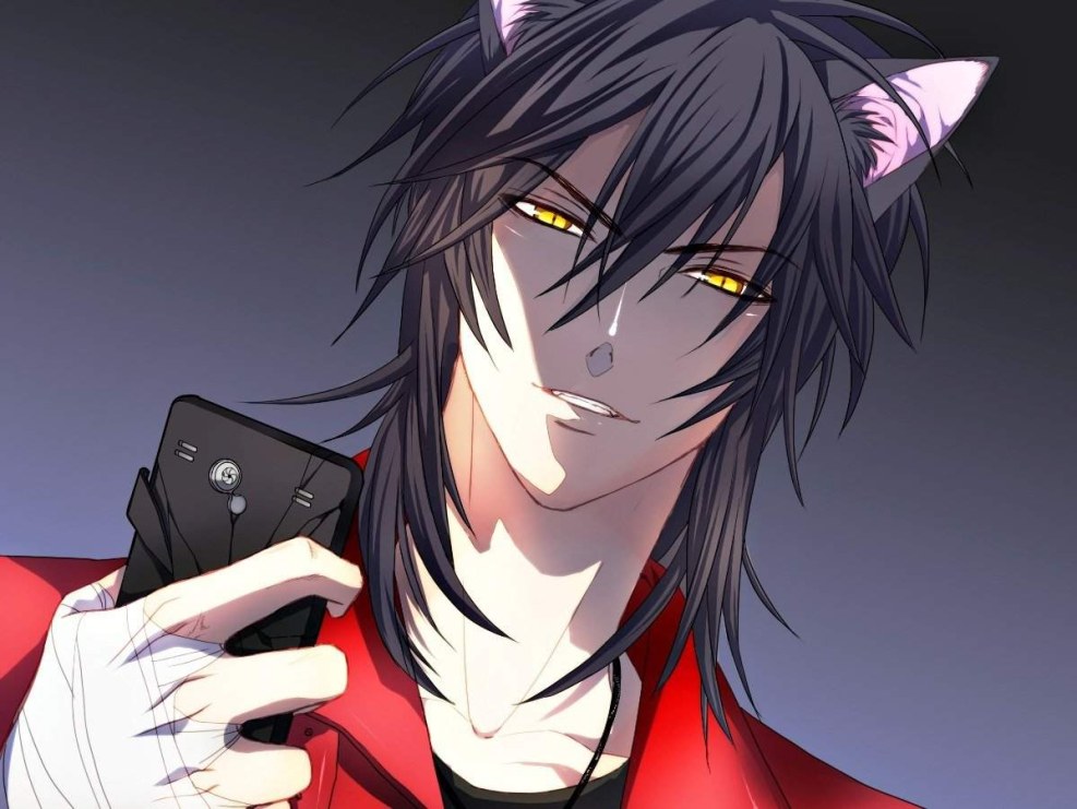 Girl with blue on the background of war