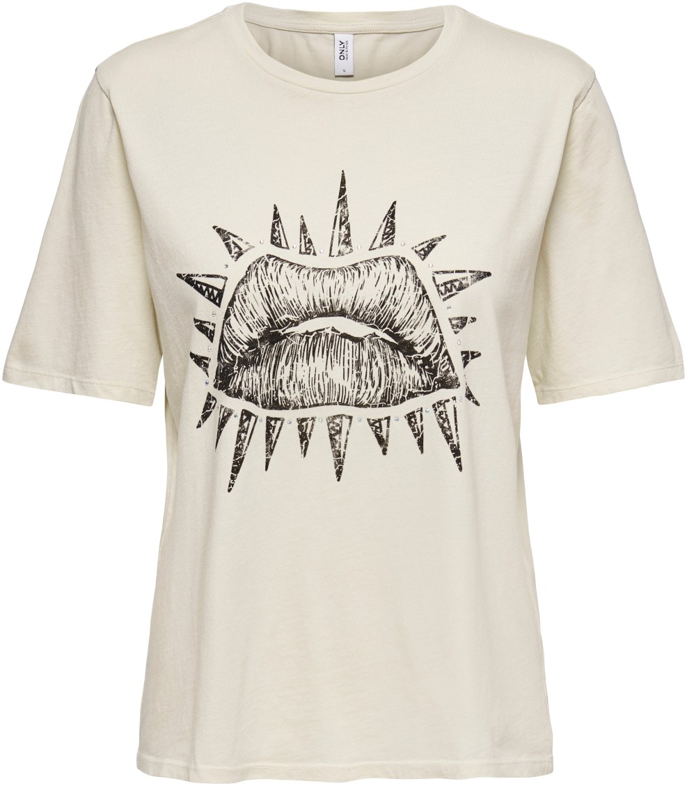 Blouse with open shoulders