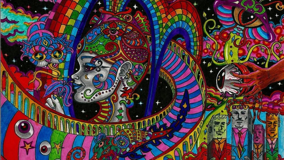 RGB drawings psychedelic