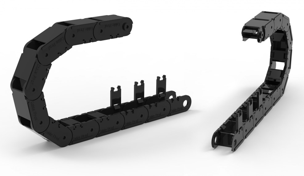Flexible cable channel 25x57 STL