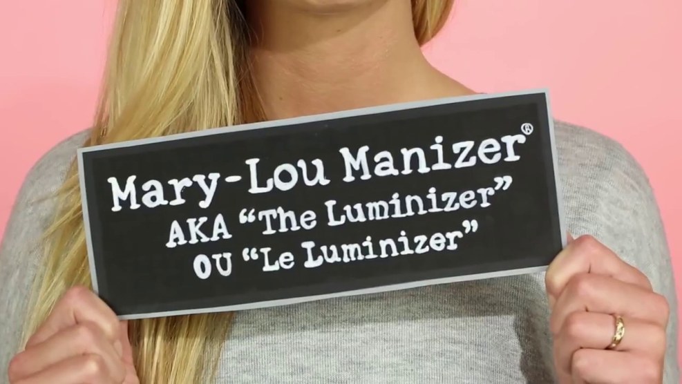 Thebalm Highlighter Mary Lou Manizer in road format