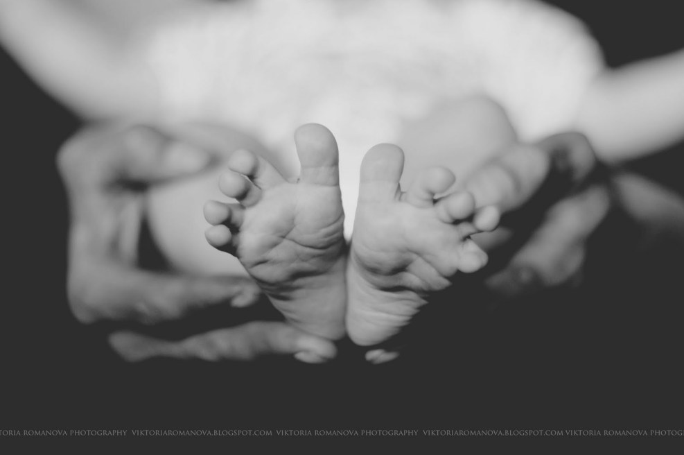 Naked in painted shorts