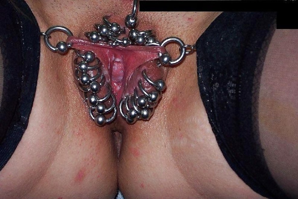 Beautiful clitoris piercing